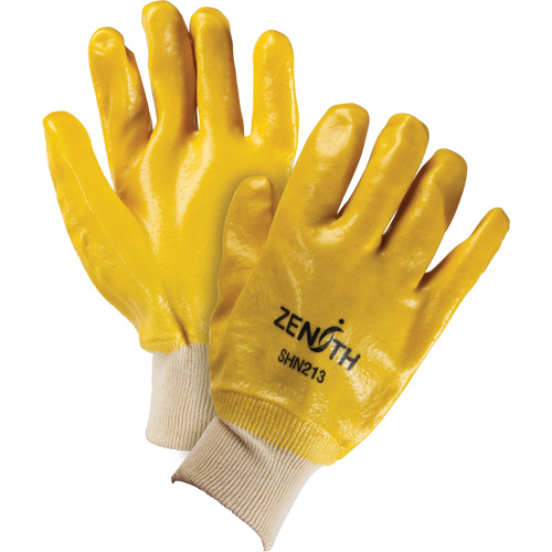 Gants &agrave; fini rugueux et r&eacute;sistants aux produits chimiques, Taille 9, 10" lo, PVC, Doublure en Interlock, 47-mil The Estey Group