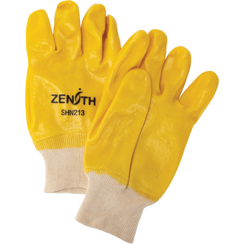 Gants &agrave; fini rugueux et r&eacute;sistants aux produits chimiques, Taille 9, 10" lo, PVC, Doublure en Interlock, 47-mil The Estey Group