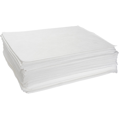 Feuilles absorbantes souffl&eacute;es, Huile seulement, 15" x 19", 14 gal. d'absorption The Estey Group