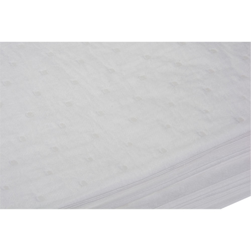 Feuilles absorbantes li&eacute;es, Huile seulement, 15" x 19", 10 gal. d'absorption The Estey Group