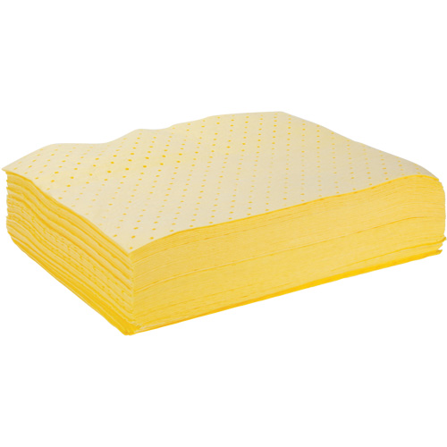 Feuilles absorbantes li&eacute;es, Mati&egrave;res dangereuses, 15" x 19", 8 gal. d'absorption The Estey Group