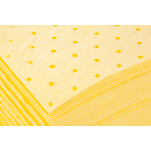 Feuilles absorbantes li&eacute;es, Mati&egrave;res dangereuses, 15" x 19", 8 gal. d'absorption The Estey Group