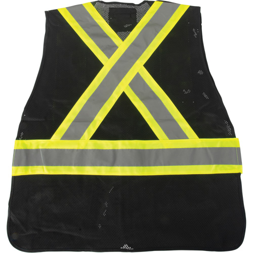 CSA Compliant Surveyor Vest, Black, Medium, Polyester The Estey Group