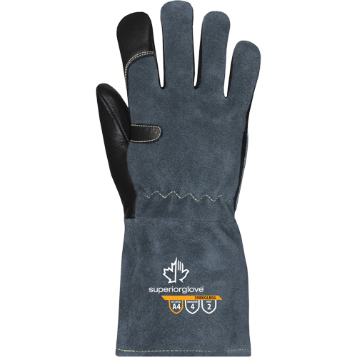 Gants de soudage MIG Endura 398KGLBGL, Cuir fleur de vache, Taille T-petit The Estey Group