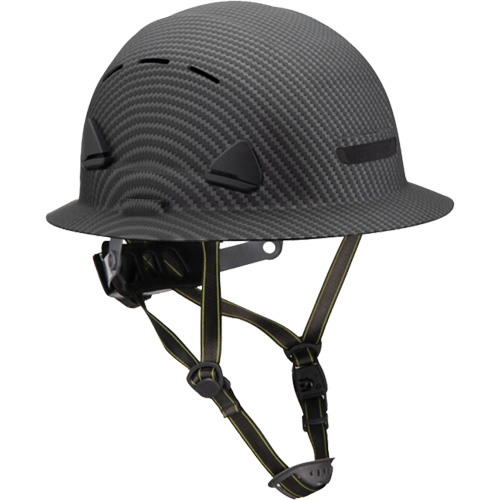 Casque Fibre Metal de style escalade avec bordure compl&egrave;te, R&eacute;pond aux normes CSA type 2, Suspension Rochet, Ventil&eacute; The Estey Group