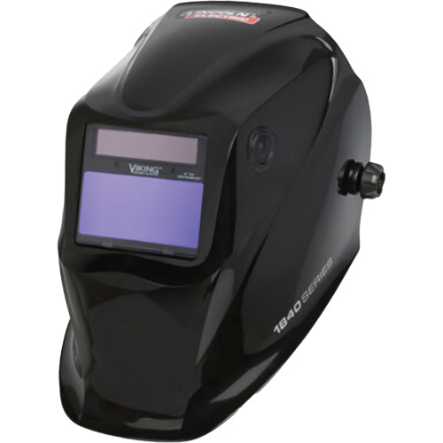 VIKING 1840 Series Auto-Darkening Welding Helmet, 7 - 13 Shade Range, Black The Estey Group