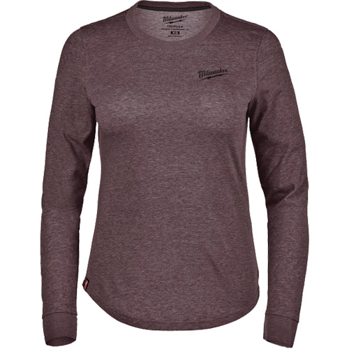 T-shirt hybride &agrave; manches longues FREEFLEX, Femmes, T-petit, Mauve The Estey Group