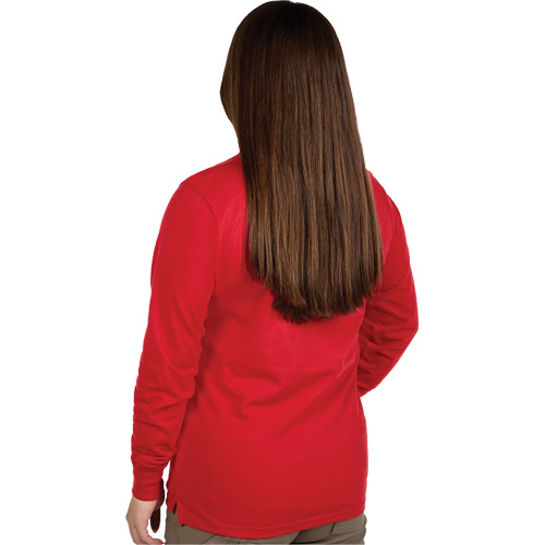 T-shirt &agrave; manches longues avec logo GRIDIRON, Femmes, T-petit, Rouge The Estey Group