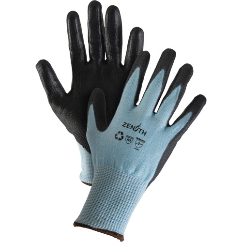 Eco-Friendly Stretch Cut-Resistant Gloves, Size 7, 13 Gauge, Polyurethane Coated, HPPE/RPET Shell, ASTM ANSI Level A3 The Estey Group