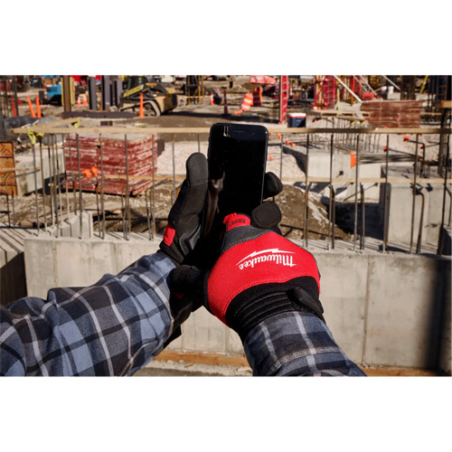 Gants de travail antivibration, Taille Petit, Paume Synth&eacute;tique The Estey Group