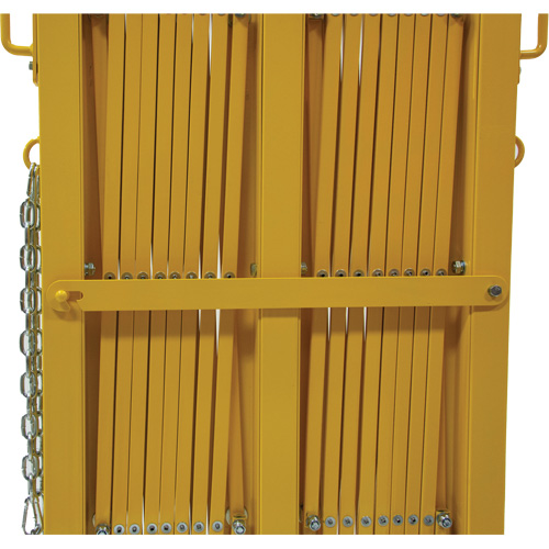 Barri&egrave;re extensible, 84" h x 20' lo, Jaune The Estey Group