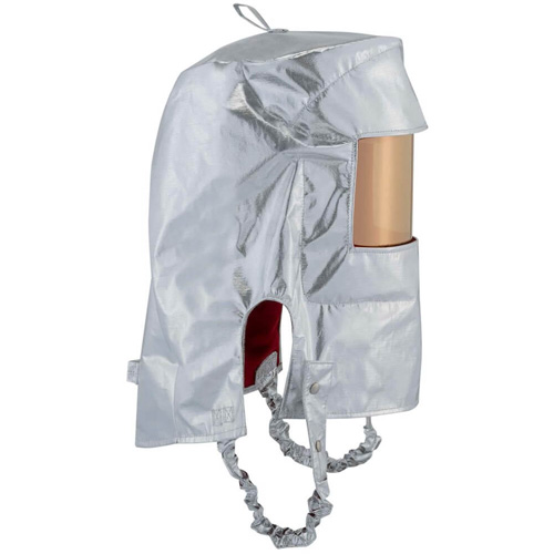 Cagoule r&eacute;fl&eacute;chissant la chaleur avec fen&ecirc;tre transparente dor&eacute;e The Estey Group