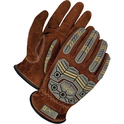 Gants de conducteur classiques r&eacute;versibles &agrave; grain, T-Grand, Paume en Cuir fleur de porc The Estey Group