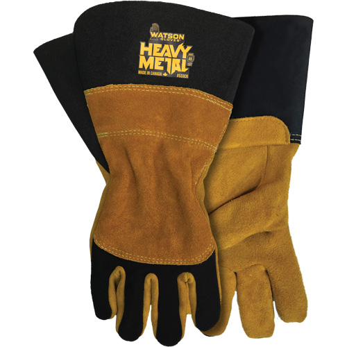 Black Velvet Mig/Stick Welding Gloves, Grain Elkhide, Size Small The Estey Group
