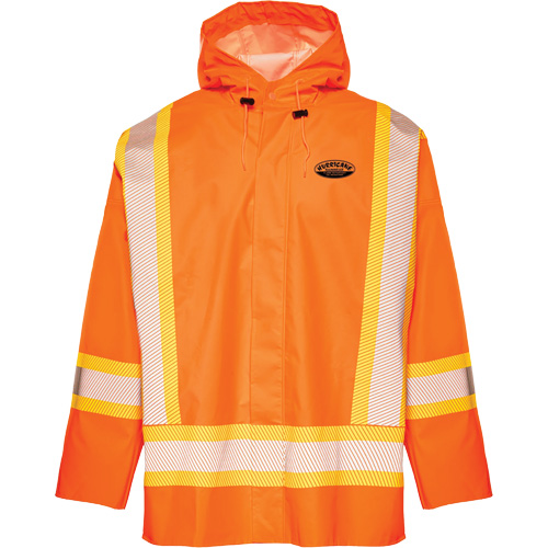 R804 Hurricane Rain Jacket, Small, High Visibility Orange The Estey Group