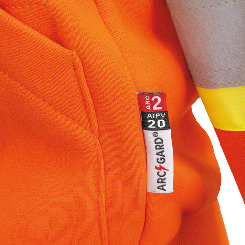 Chandail lourd avec capuchon, Femmes, T-petit, Orange haute visibilit&eacute; The Estey Group