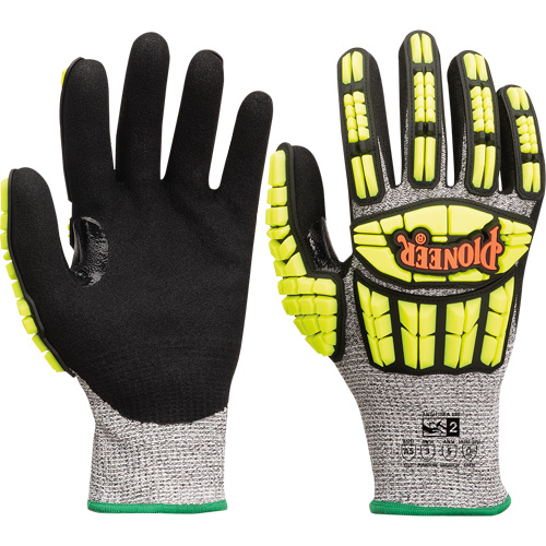 Gants r&eacute;sistant aux coupures et chocs, Petit, Paume en Synth&eacute;tique, Poignet Poignet en tricot The Estey Group