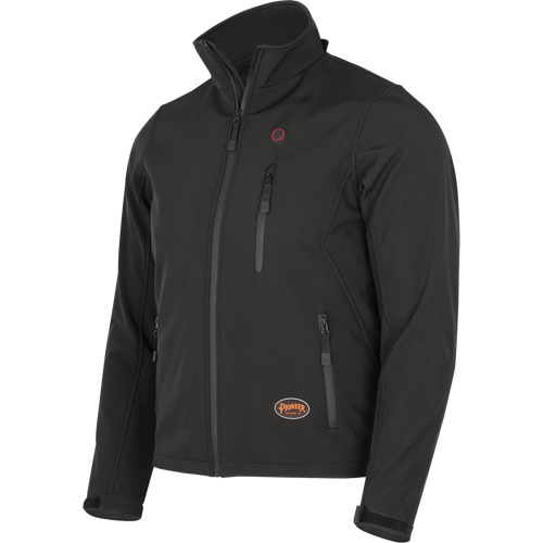 Heated Soft-Shell Jacket, Men's, Small, Black The Estey Group