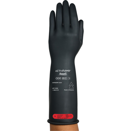 ActivArmr&reg; RIG R014BUL Ultra-Lightweight Electrical Insulated Gloves, ASTM Class 0, Size 7, 14" L The Estey Group