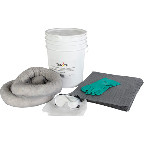 Trousse de d&eacute;versement de premi&egrave;re qualit&eacute; pour camion, Universel, Seau, Absorbance de 5 gal. US The Estey Group