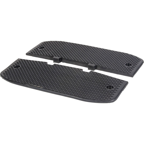 Embouts d'extr&eacute;mit&eacute;s pour bosse de d&eacute;c&eacute;l&eacute;ration, Caoutchouc, 3' lo x 20" la x 2" h The Estey Group
