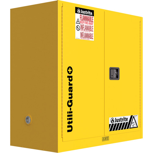 Armoire de s&eacute;curit&eacute; pour produits inflammables Utili-Guard+, 30 gal., 1 Porte(s), 43" La x 44" h x 22" p The Estey Group