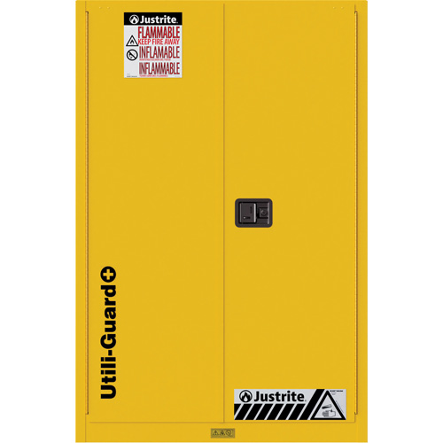 Armoire de s&eacute;curit&eacute; pour produits inflammables Utili-Guard+, 90 gal., 2 Porte(s), 43" La x 65" h x 37" p The Estey Group