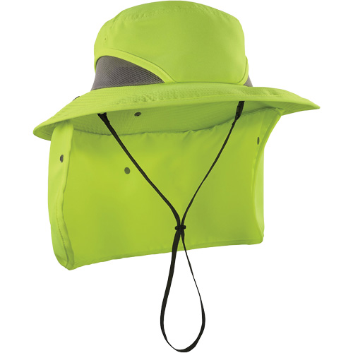 Chill-Its 8934 Ranger Hat with Neck Shade, Large/X-Large, Hi-Vis Lime The Estey Group