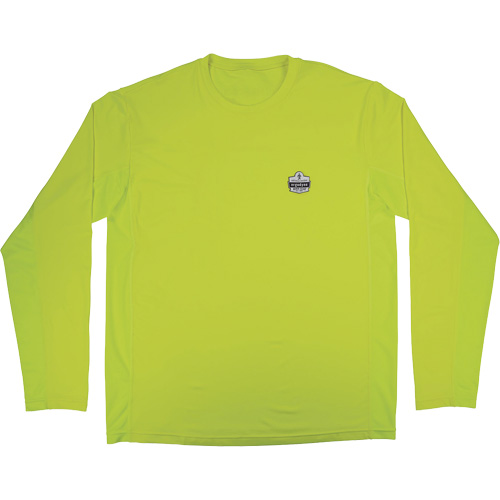 Chemise de refroidissement &agrave; manches longues avec protection solaire et UV Chill-Its 6689, Jaune lime haute visibilit&eacute;, Petit The Estey Group