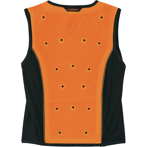 Veste de refroidissement &eacute;vaporatif Chill-Its 6685 avec fermeture &agrave; glissi&egrave;re, Moyen, Orange The Estey Group