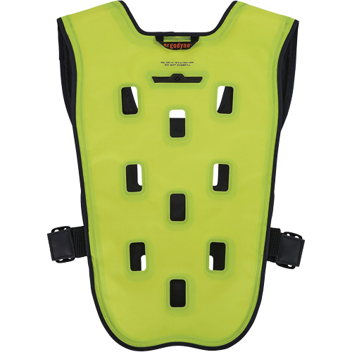 Veste de refroidissement &eacute;vaporatif Chill-Its 6685 avec fermeture &agrave; glissi&egrave;re, 2T-grand/3T-grand, Jaune lime haute visibilit&eacute; The Estey Group