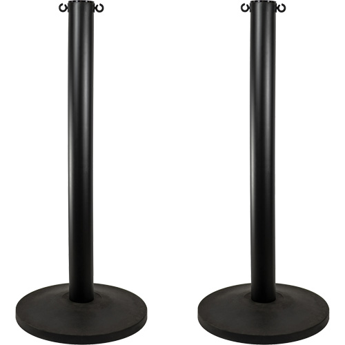 Montant industriel, Hauteur de 37", Noir The Estey Group