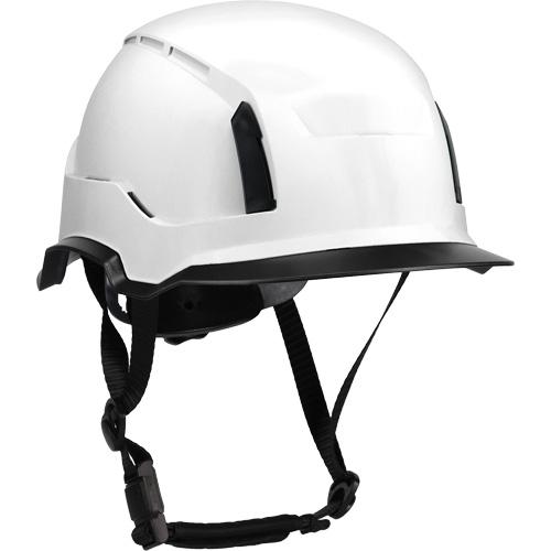 Bordure &eacute;troite compl&egrave;te &agrave; agrafe pour casque d'alpiniste RZRBack, blanc The Estey Group