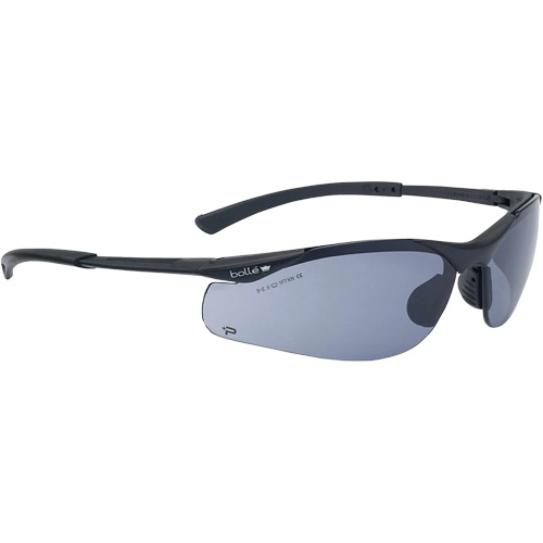 Contour BSSI Safety Glasses, Brown/Smoke Lens, Anti-Fog/Anti-Scratch, ANSI Z87+ The Estey Group
