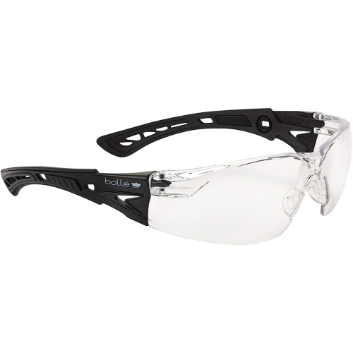 Rush+ Small BSSI Safety Glasses, Clear Lens, Anti-Fog/Anti-Scratch, ANSI Z87+ The Estey Group