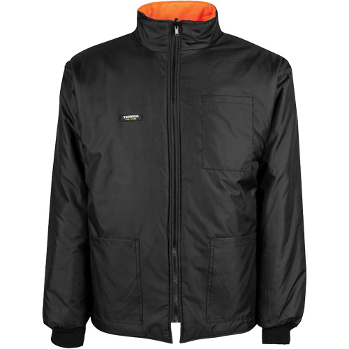 High-Visibility 7-in-1 Jacket, Polyester, High Visibility Orange, 4X-Large The Estey Group