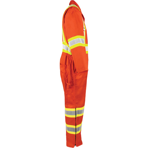 Combinaison non doubl&eacute;e haute visibilit&eacute;, T-Grand, Orange haute visibilit&eacute; The Estey Group