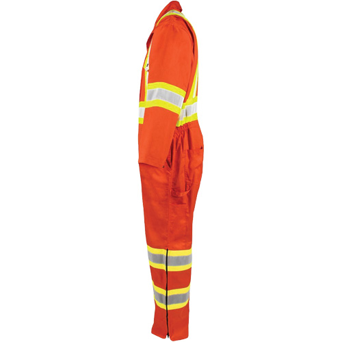 Combinaison non doubl&eacute;e haute visibilit&eacute;, T-Grand, Orange haute visibilit&eacute; The Estey Group