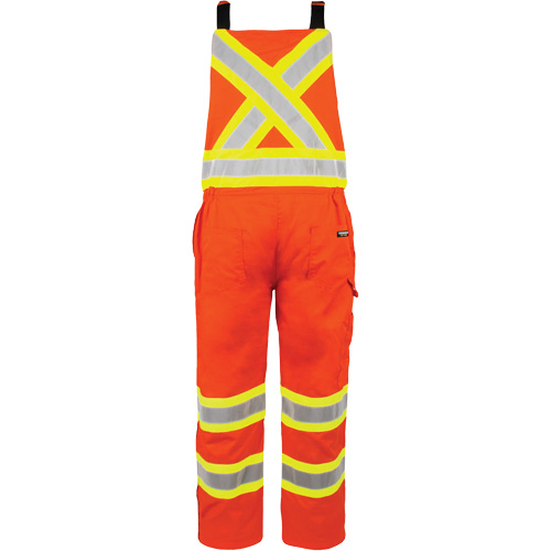 High-Visibility Unlined Overalls, X-Small, High Visibility Orange The Estey Group