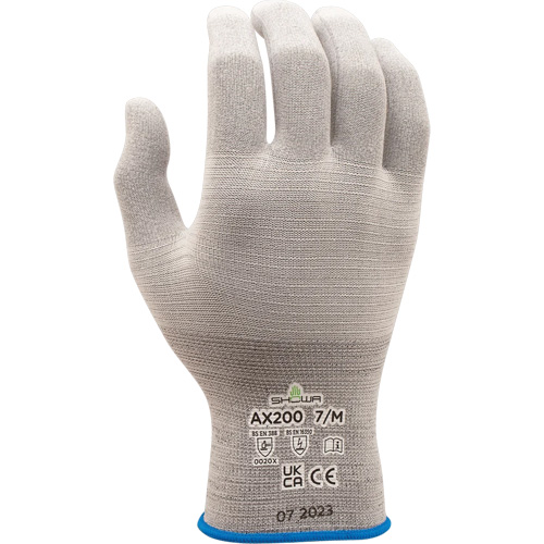AX200 ESD Gloves, Nylon, 18 Gauge, 7/Medium The Estey Group