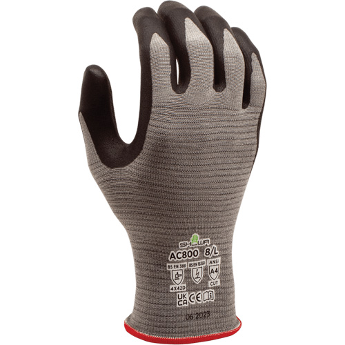 Gants DURACoil Alpha AC800 ESD, Taille 2T-Grand/10, Calibre 18, Rev&ecirc;tement Nitrile micromousse, Enveloppe en PEHP, ASTM ANSI niveau A4/EN 388 niveau D The Estey Group