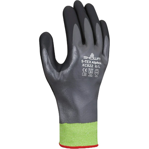 Gants r&eacute;sistants &agrave; la coupe S-TEX Alpha XC822, Taille 2T-Grand/10, Calibre 18, Rev&ecirc;tement Nitrile, Enveloppe en Tungst&egrave;ne, ASTM ANSI niveau A6 The Estey Group