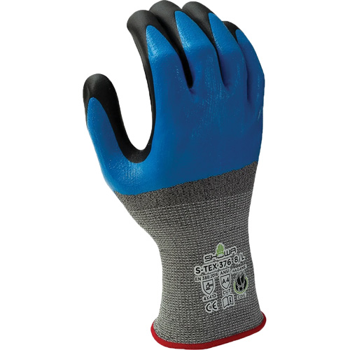 376 Cut-Resistant Gloves, 10/2X-Large, Nitrile/Foam Nitrile Coating, 13 Gauge, Polyester/Stainless Steel Shell The Estey Group