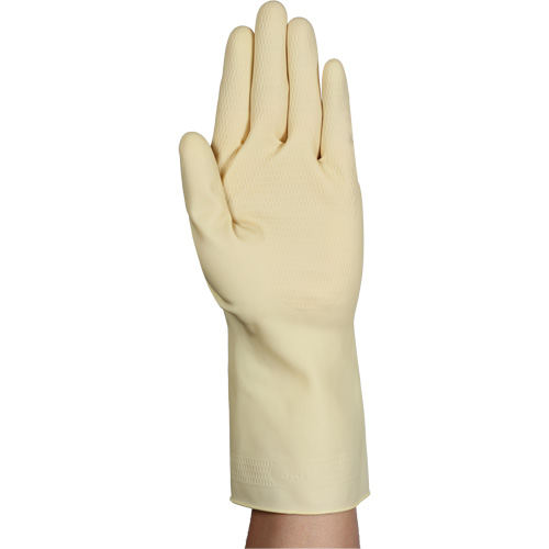 AlphaTec&reg; 87-137 Lightweight Natural Gloves, Size 9, 11.8" L, Rubber Latex, 16-mil The Estey Group