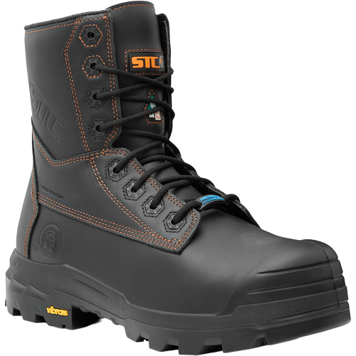 Bottes de travail Metpro Flex avec protecteur m&eacute;tatarsien, Cuir, Taille 4, Imperm&eacute;able The Estey Group