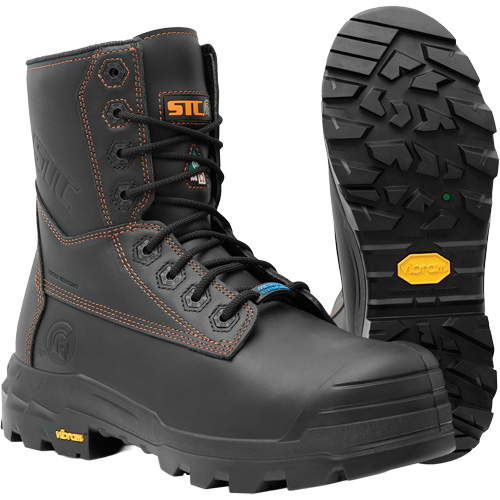Bottes de travail Metpro Flex avec protecteur m&eacute;tatarsien, Cuir, Taille 4, Imperm&eacute;able The Estey Group
