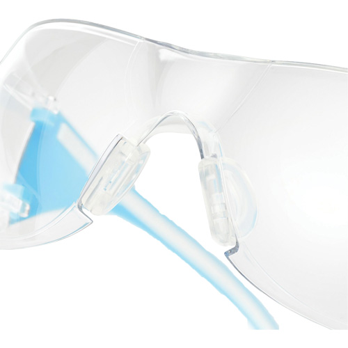 Adapt Lite Blue/White Safety Glasses, Clear Lens, Anti-Fog/Anti-Scratch, ANSI Z87+/Meets/Exceeds CSA Z94.3 The Estey Group