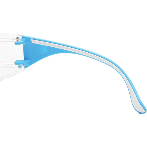 Adapt Lite Blue/White Safety Glasses, Clear Lens, Anti-Fog/Anti-Scratch, ANSI Z87+/Meets/Exceeds CSA Z94.3 The Estey Group