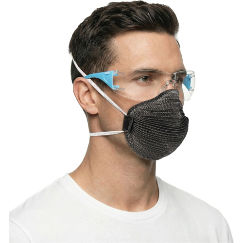 Adapt Lite Blue/White Safety Glasses, Clear Lens, Anti-Fog/Anti-Scratch, ANSI Z87+/Meets/Exceeds CSA Z94.3 The Estey Group