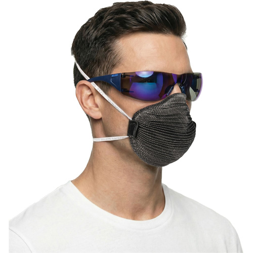 Adapt Lite Safety Glasses, Blue Mirror Lens, Anti-Fog/Anti-Scratch, ANSI Z87+/Meets/Exceeds CSA Z94.3 The Estey Group